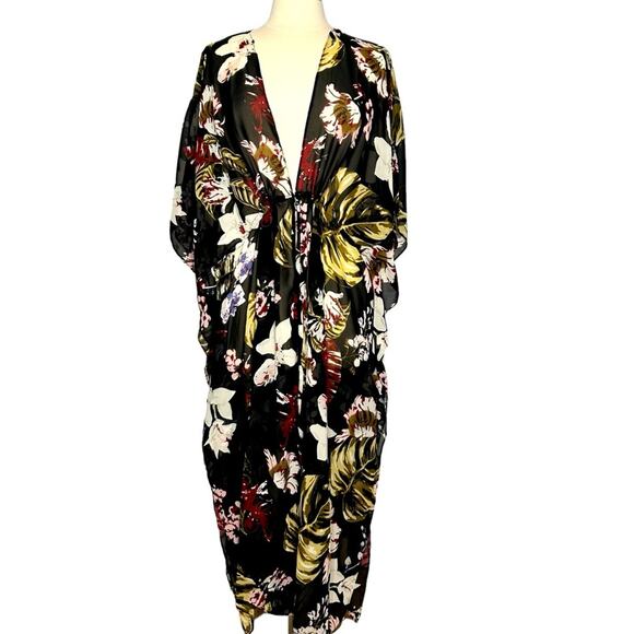 Walter Baker Tulum Caftan Swim Cover Up Duster One Size NWT - Picture 5 of 12